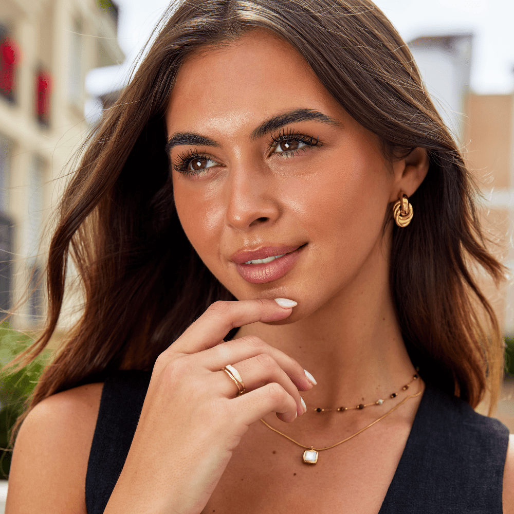 Fely – Ring Sahara Golden mit Schichten