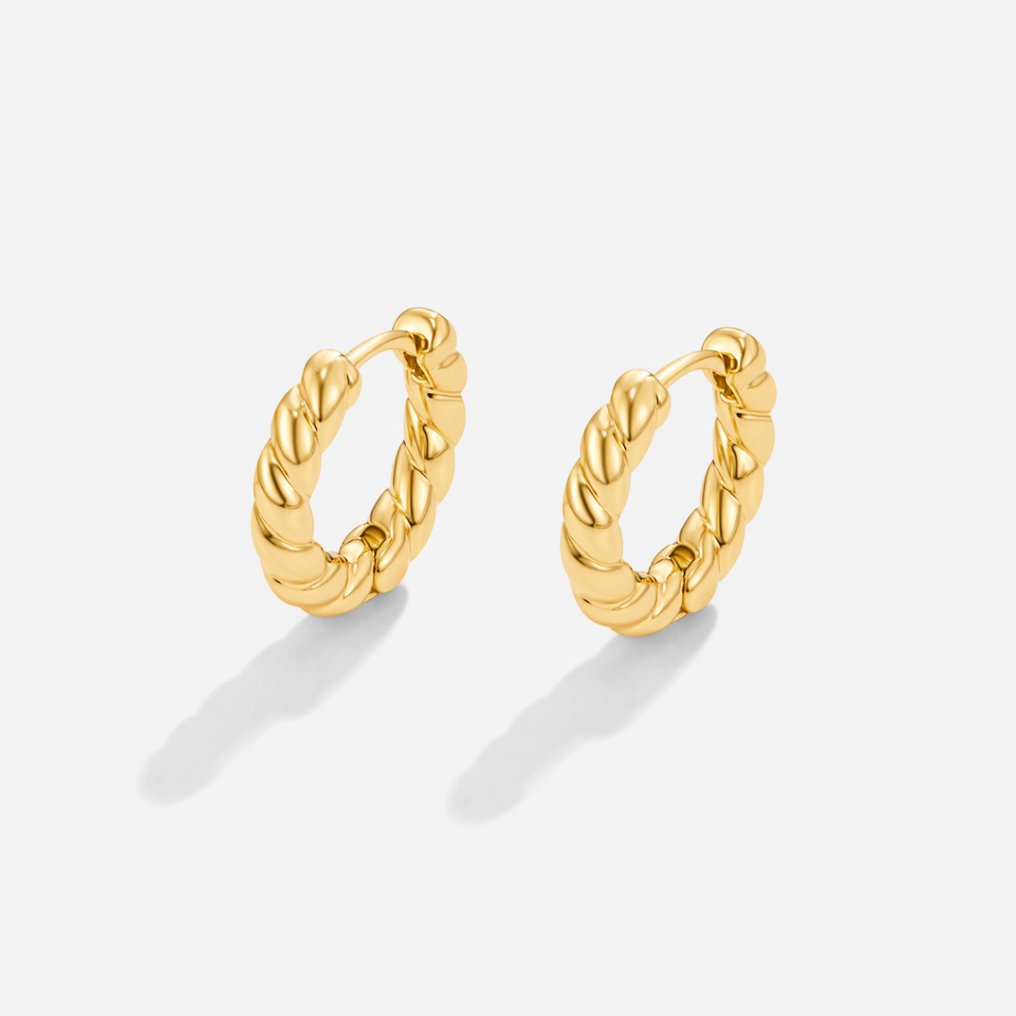 Orhyl – Goldene Verdrehte Ohrringe