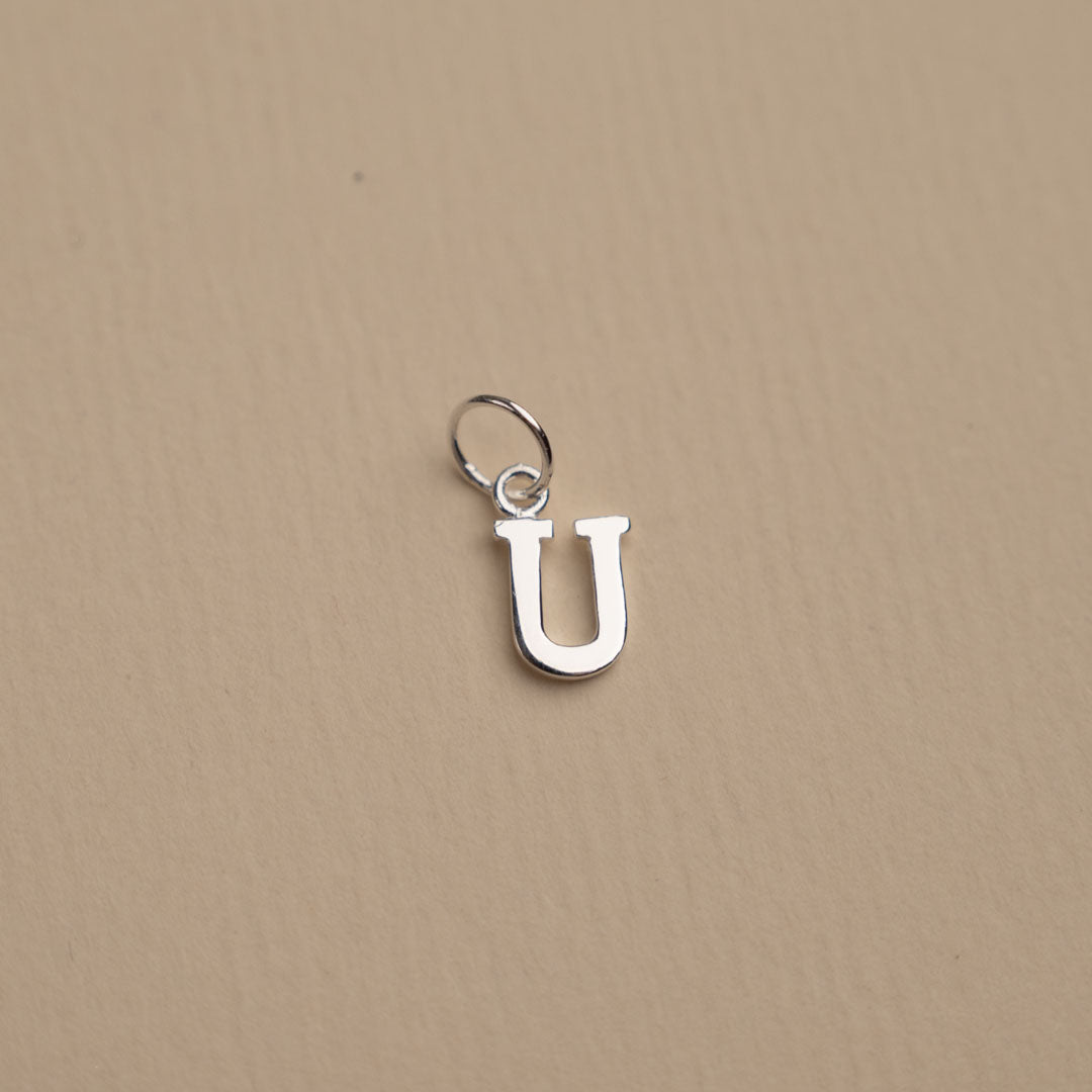 Nadia - Buchstabe Silberanhänger