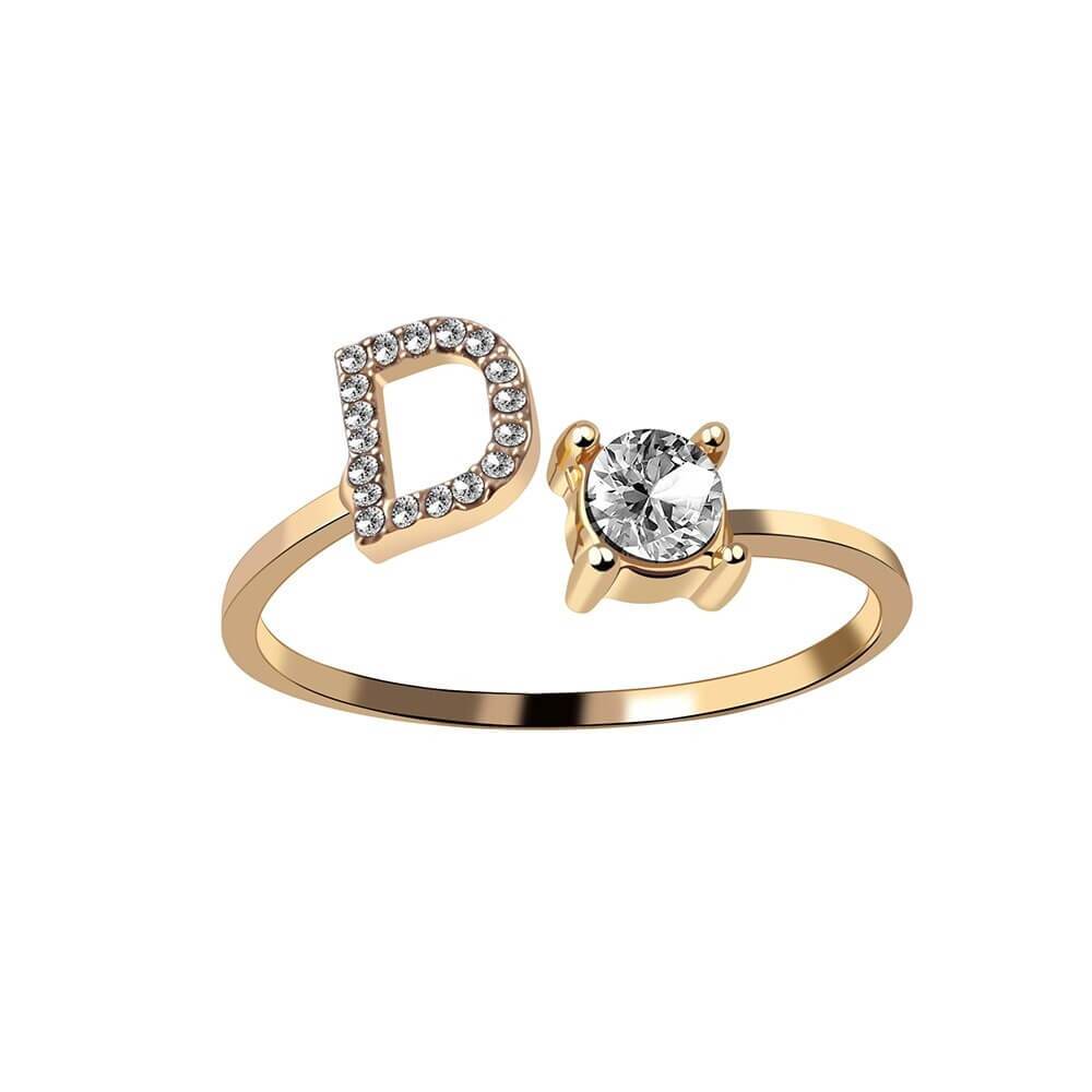 Nyla – Ring Initiale mit Zirkonia