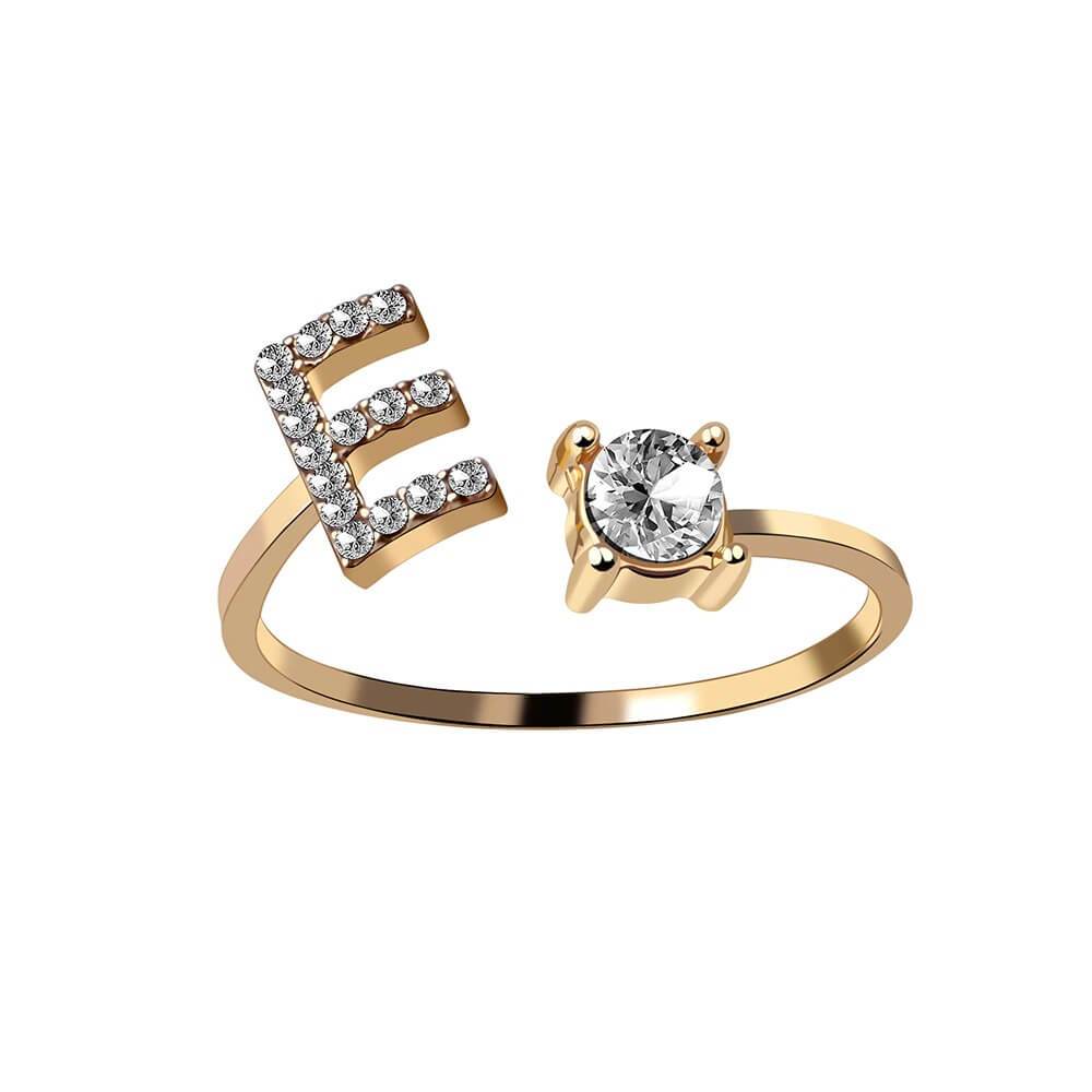 Nyla – Ring Initiale mit Zirkonia