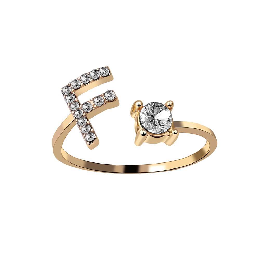 Nyla – Ring Initiale mit Zirkonia