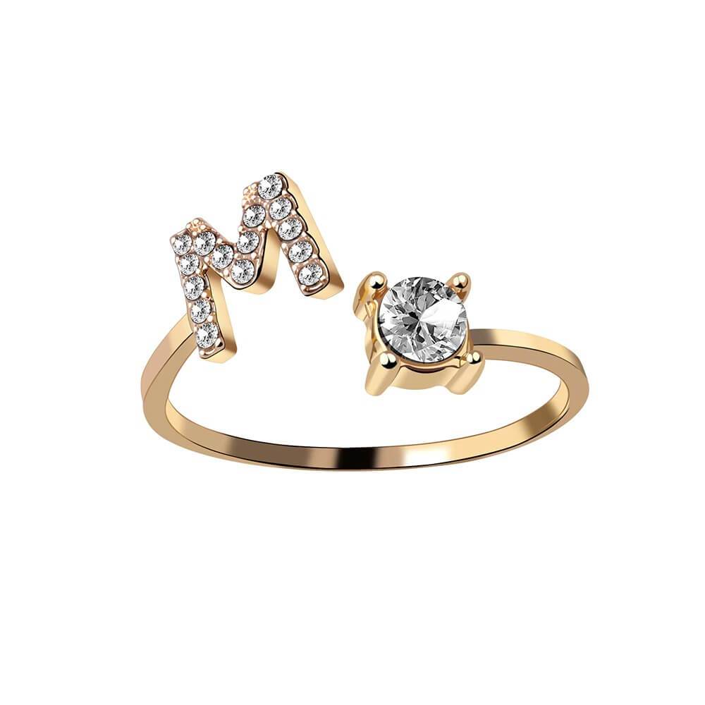 Nyla – Ring Initiale mit Zirkonia