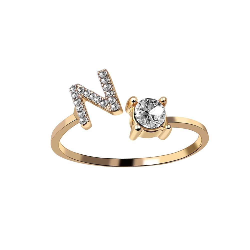 Nyla – Ring Initiale mit Zirkonia