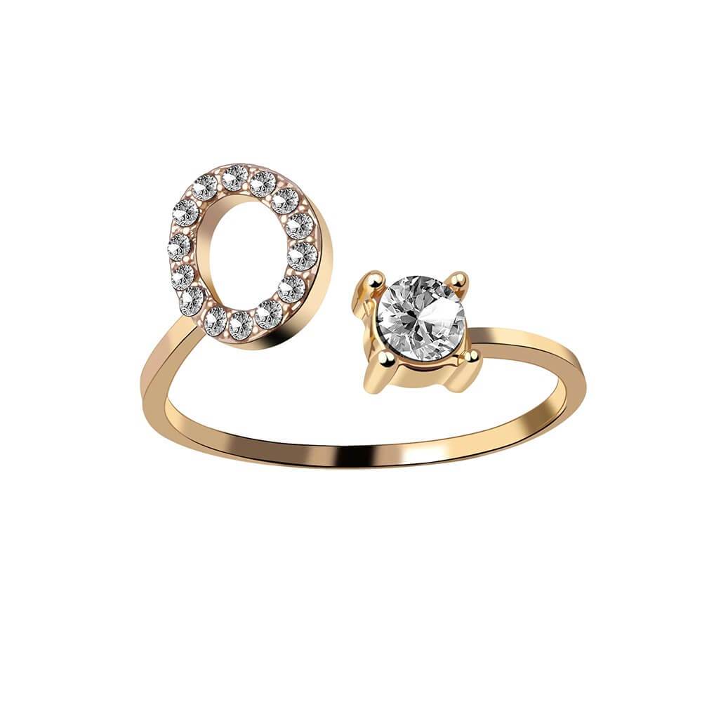 Nyla – Ring Initiale mit Zirkonia