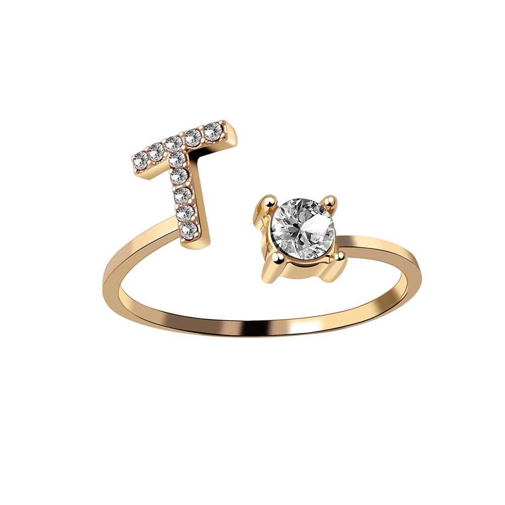 Nyla – Ring Initiale mit Zirkonia