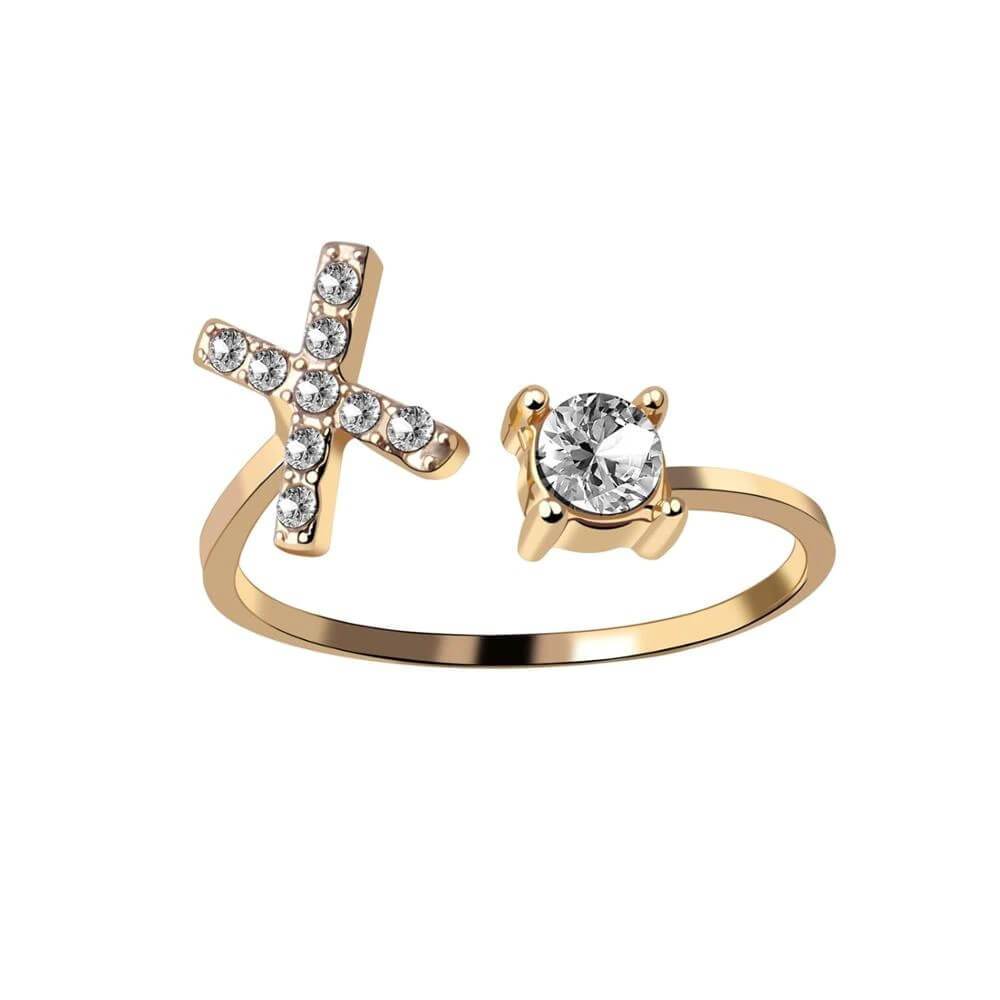 Nyla – Ring Initiale mit Zirkonia