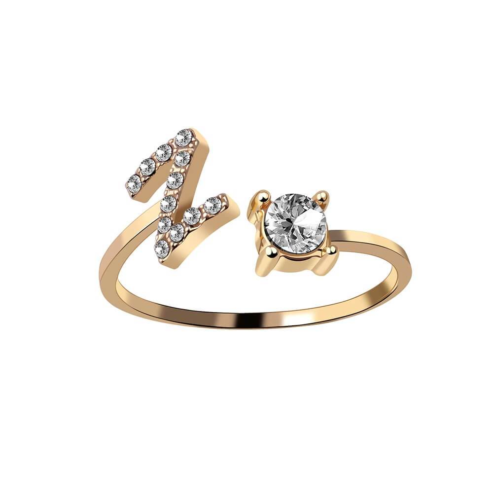 Nyla – Ring Initiale mit Zirkonia