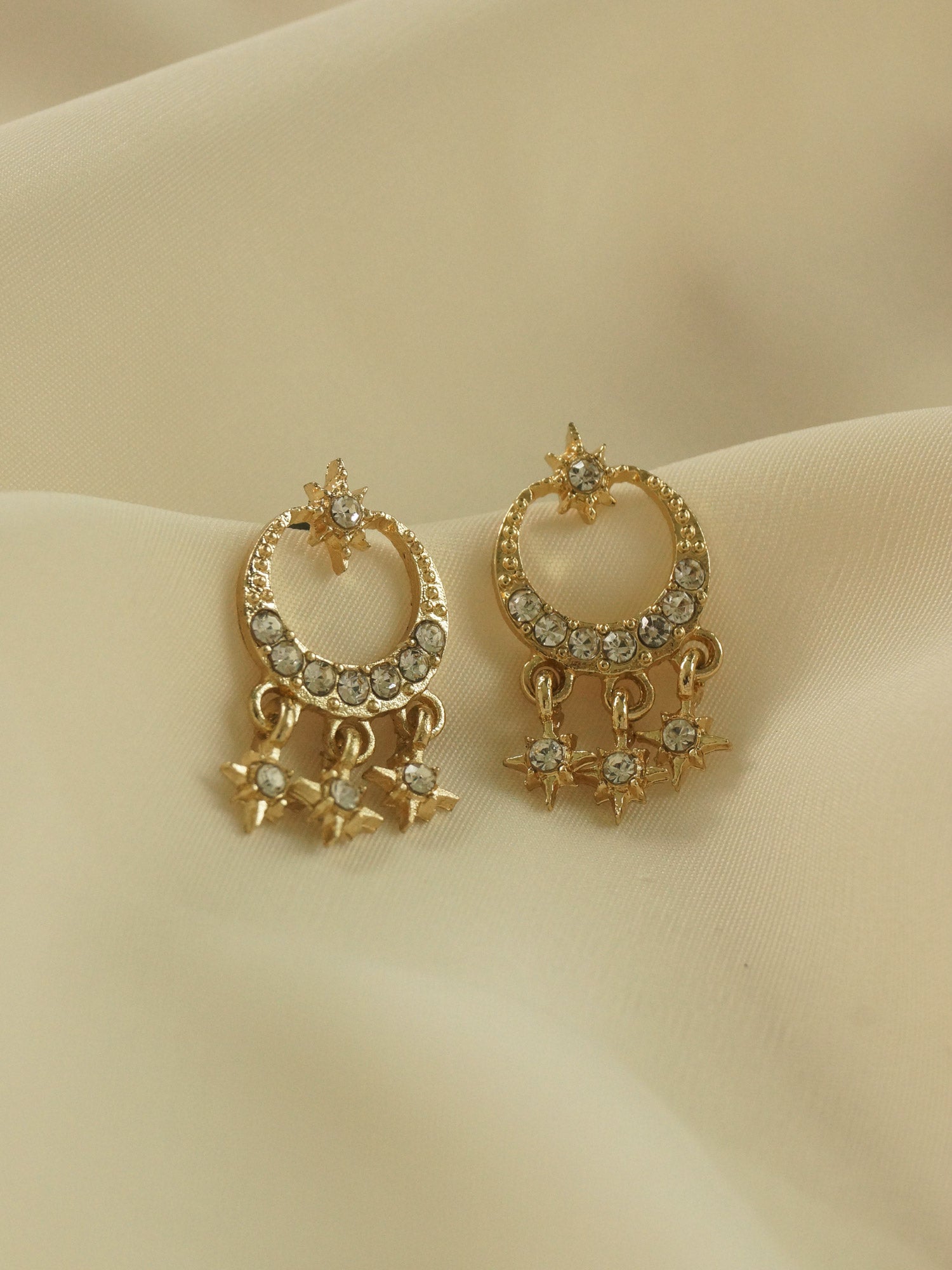 Jewel - Mitternacht funkelnde Ohrringe