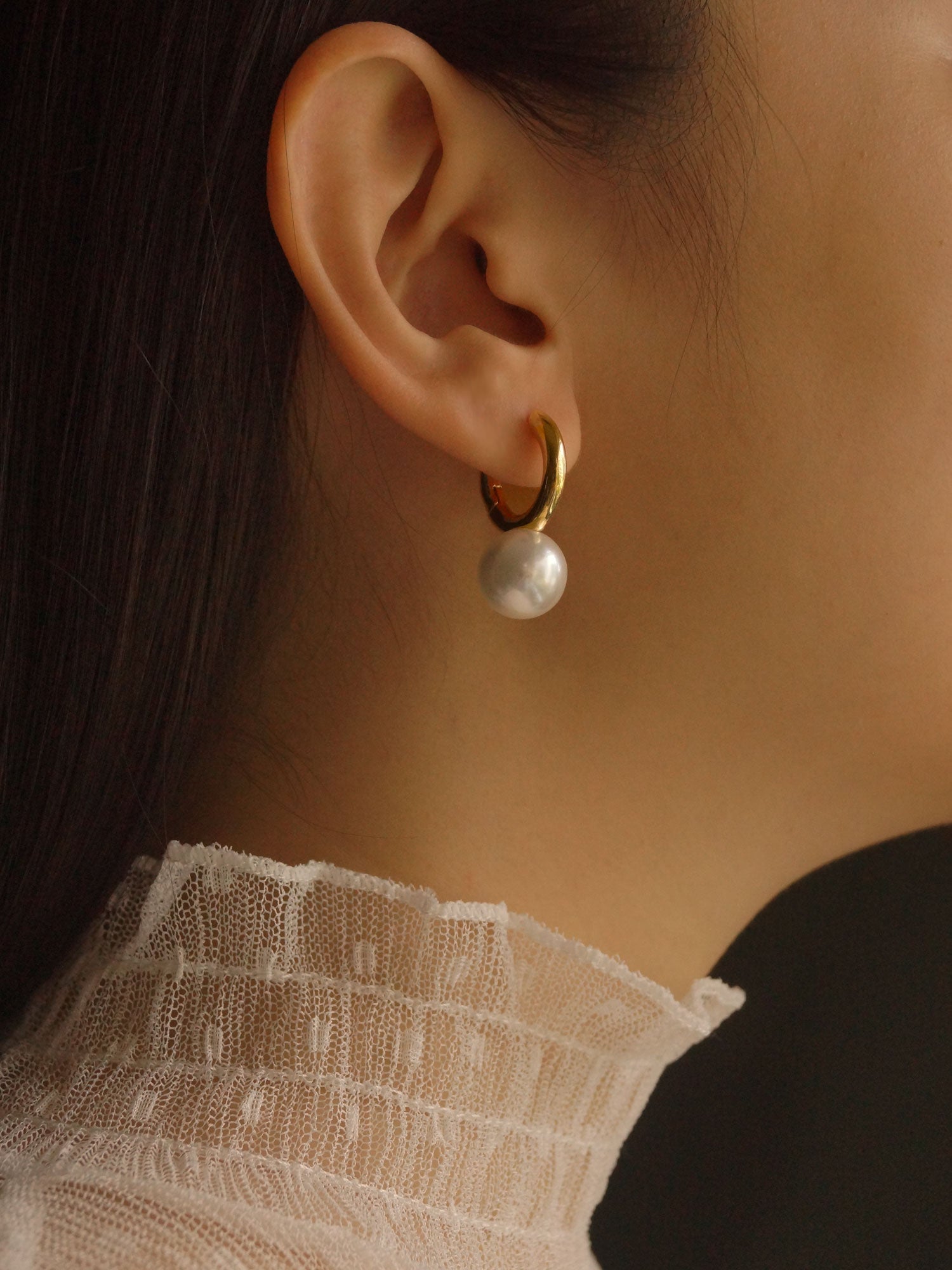 Moira - Perlen-Ohrringe