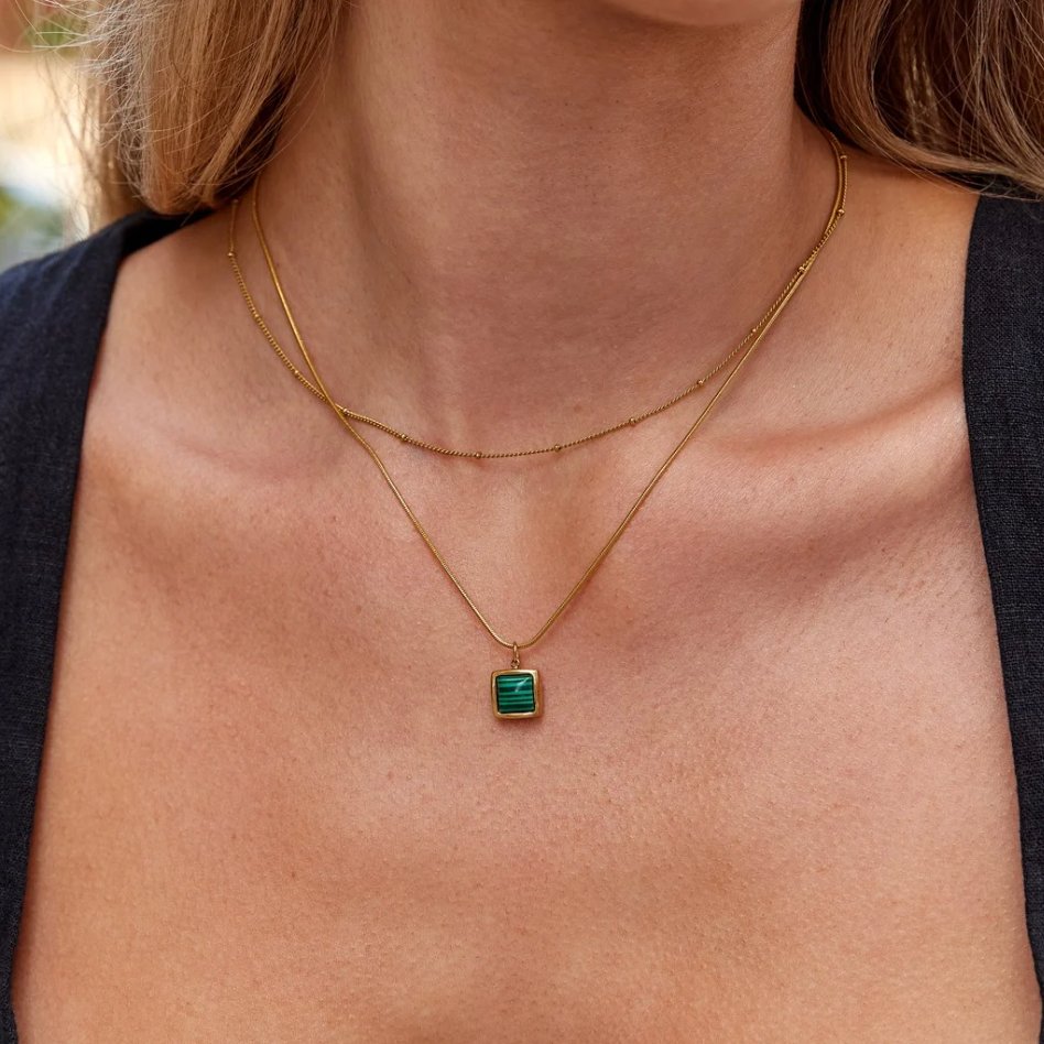 Niyah – Goldene Chic-Halskette