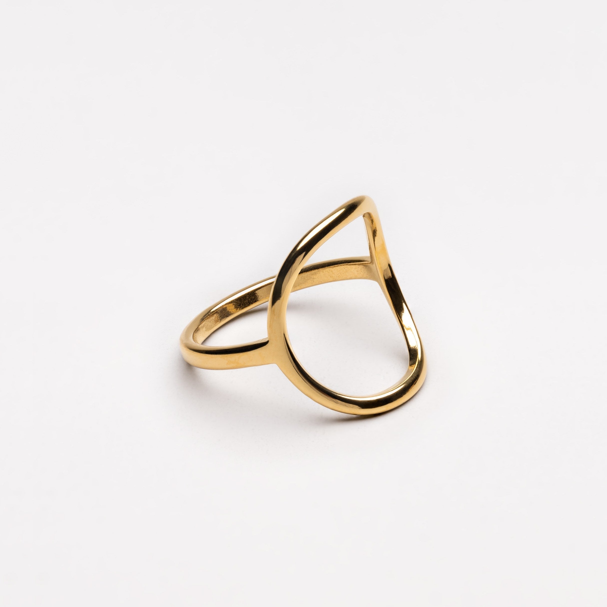 Bailey – Ovaler Minimalistischer Goldring