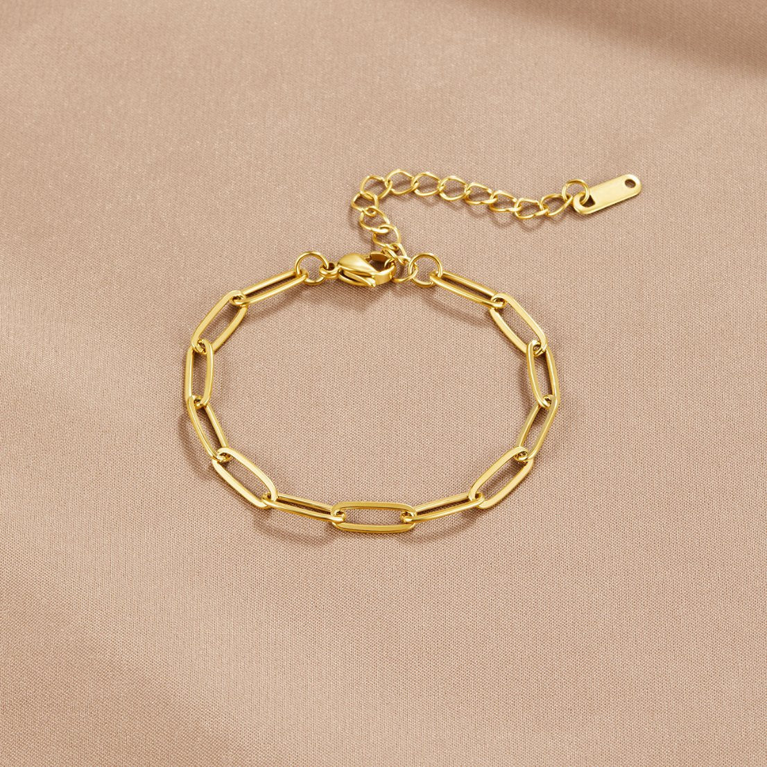 Hyeri – Armband Gliederkette Goldfarben