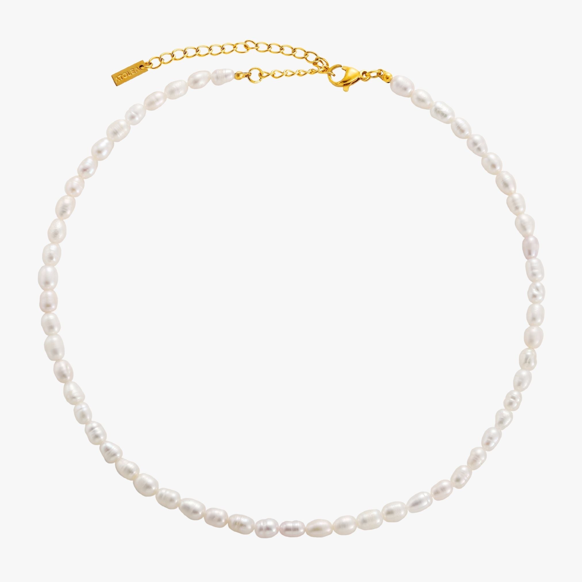 Kara – Halskette mit Mini-Süßwasserperlen