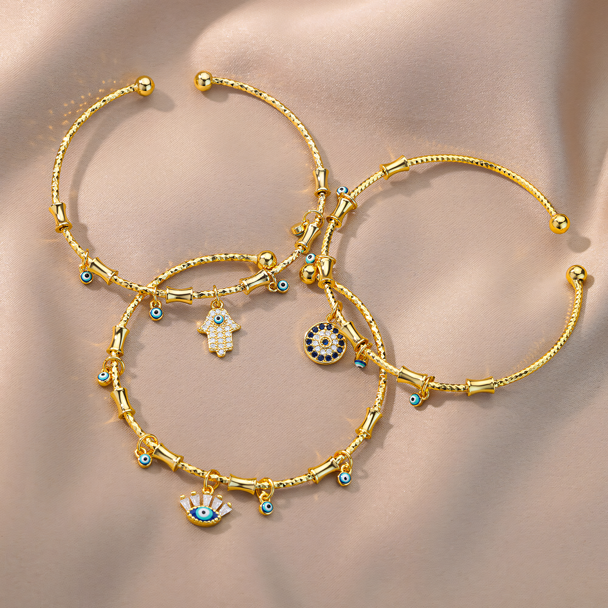 Yasmina – Armband Talisman Böses Auge