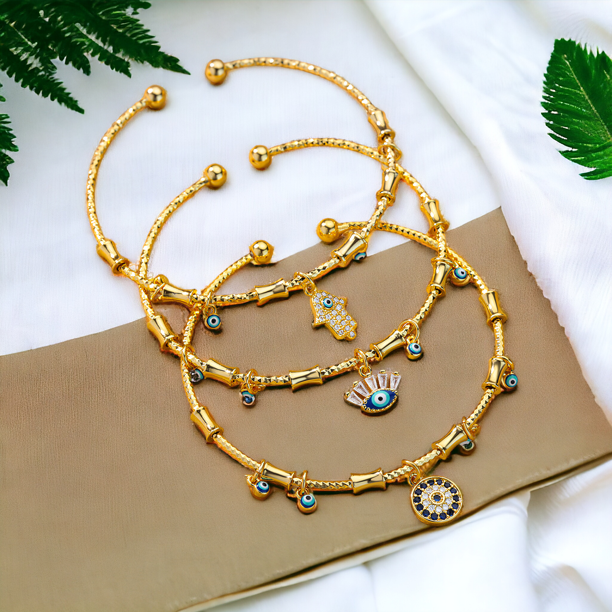 Yasmina – Armband Talisman Böses Auge