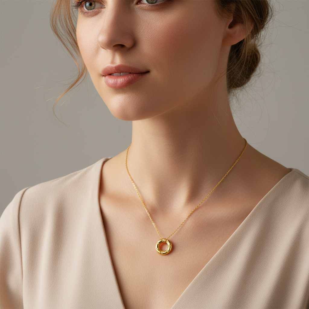 Carmen – Halskette aus Edelstahl mit Zirkon