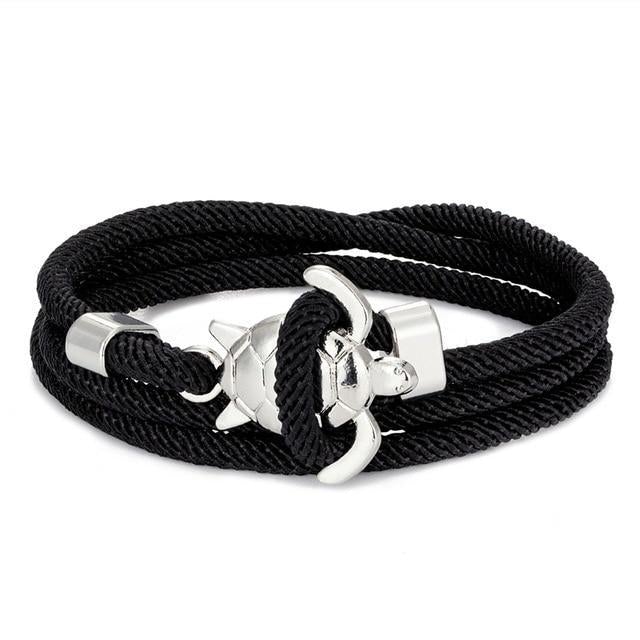 Miley – Handgemachtes Schildkrötenarmband aus Kordel