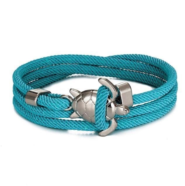 Miley – Handgemachtes Schildkrötenarmband aus Kordel