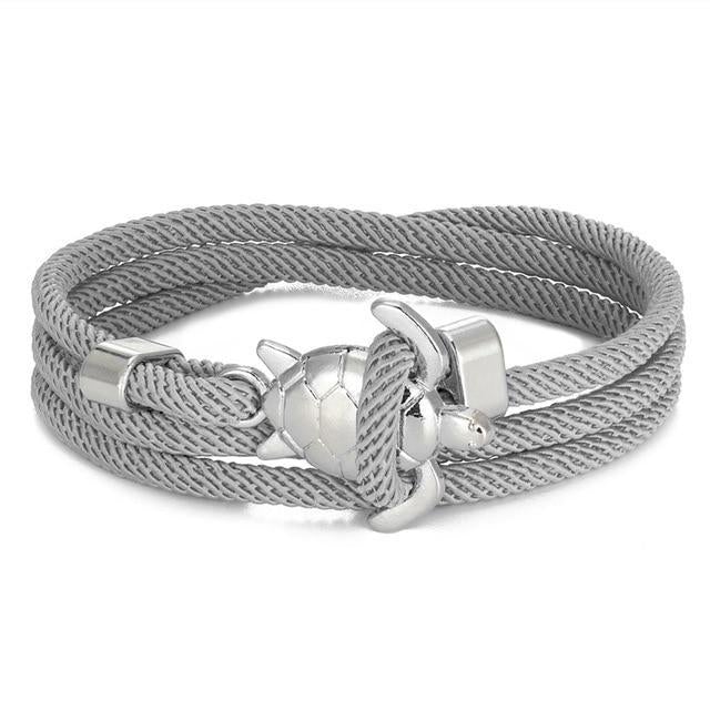 Miley – Handgemachtes Schildkrötenarmband aus Kordel