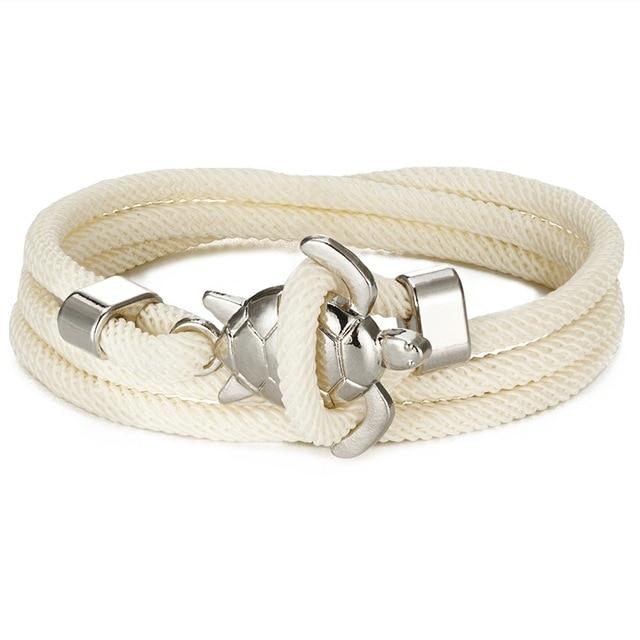 Miley – Handgemachtes Schildkrötenarmband aus Kordel