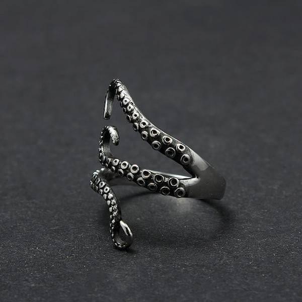 Thalassa – Verstellbarer Oktopus-Tentakel-Ring