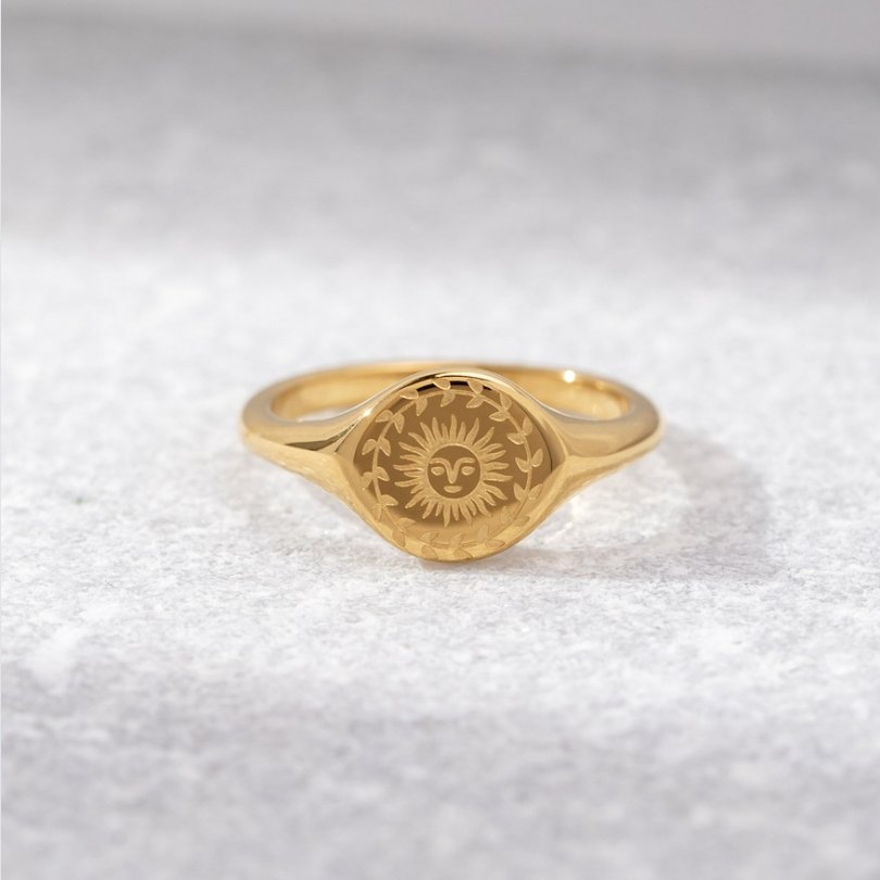 Solenne – Goldene Solstice Ring