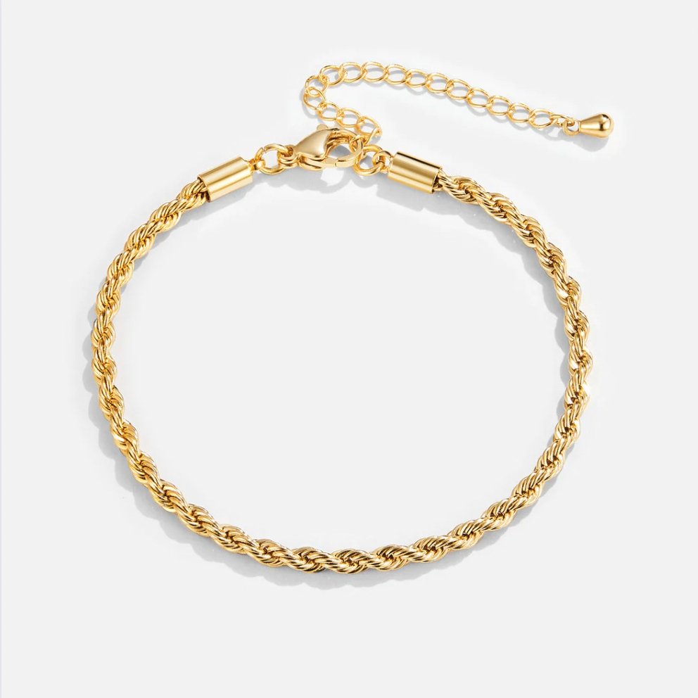 Althea – Verdrehtes Vergoldetes Armband