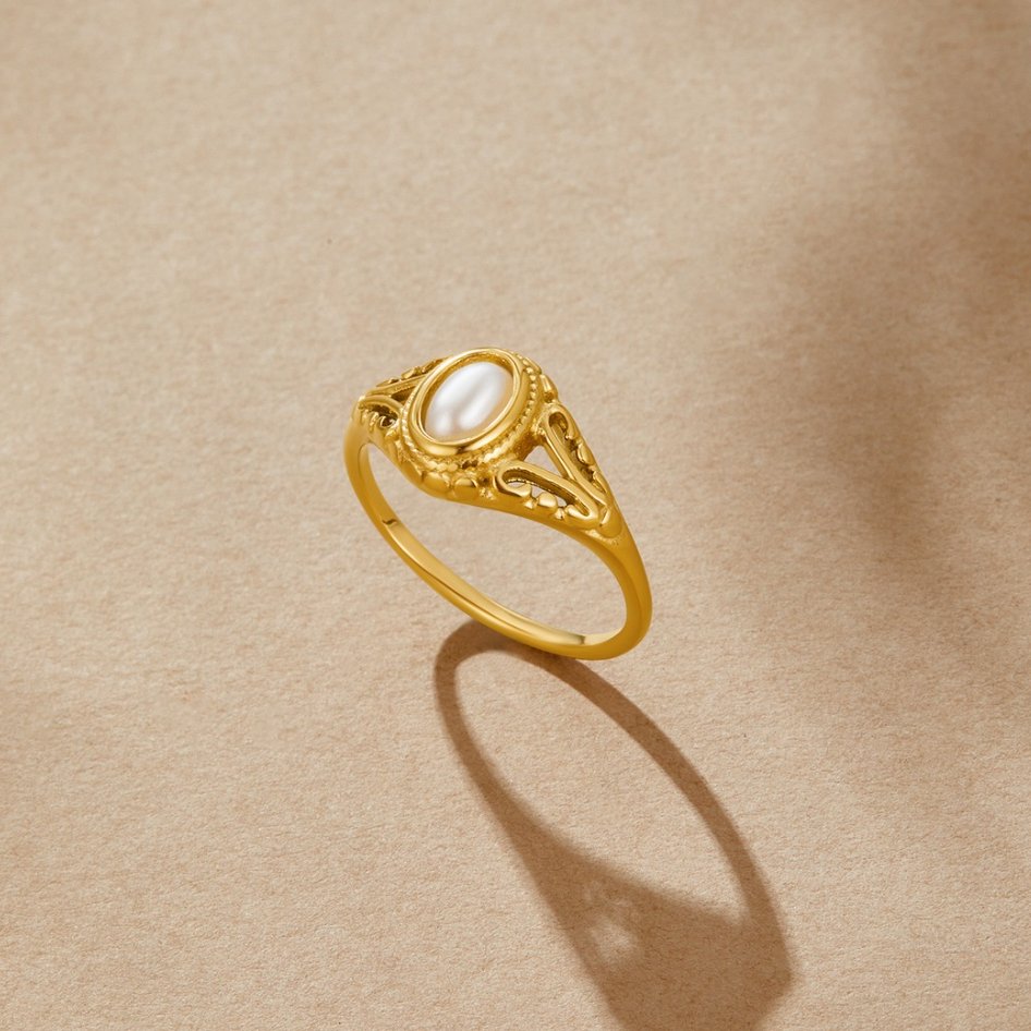 Ophelia – Vintage Royal Perlenring