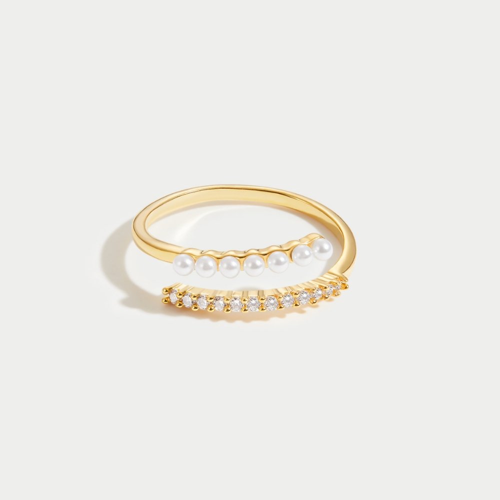 Nerie – Halskette Goldkette mit Perlen