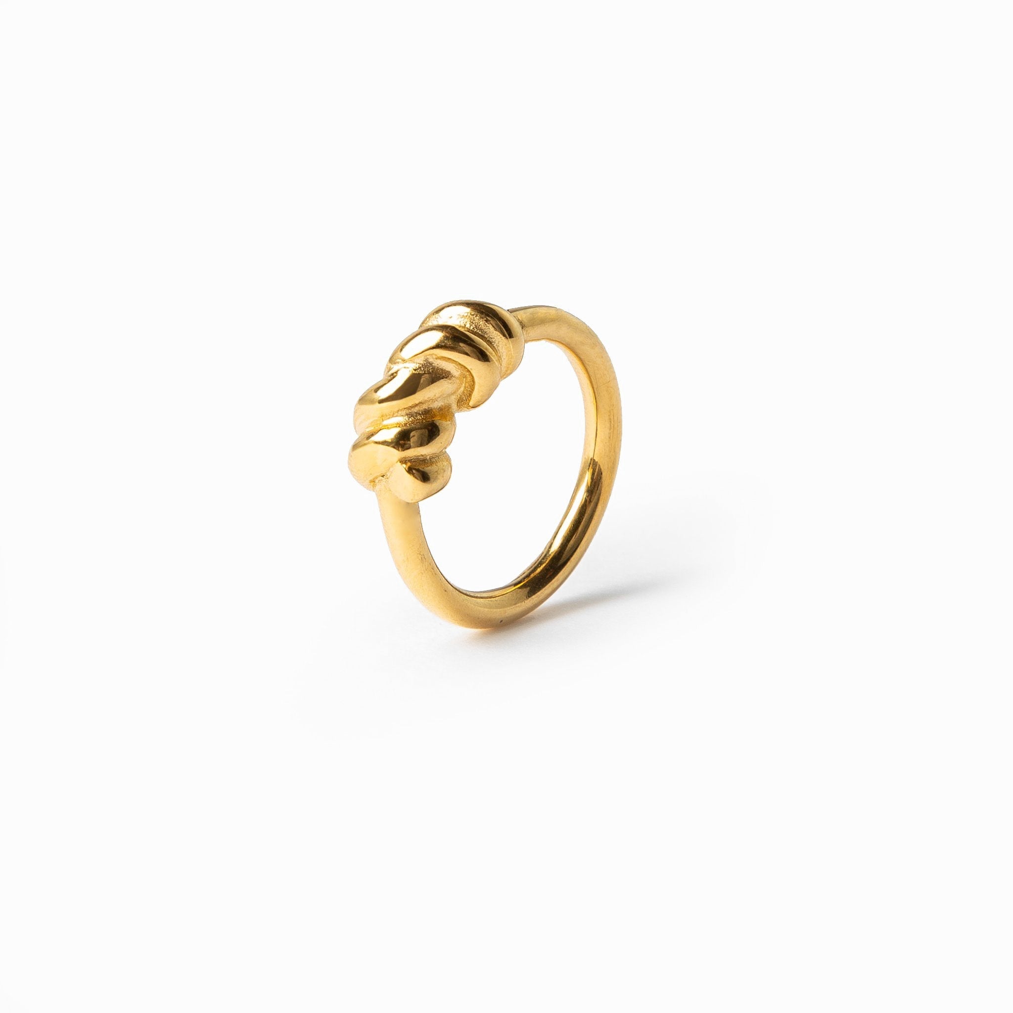Shay – Vergoldeter Drahtzaun-Ring