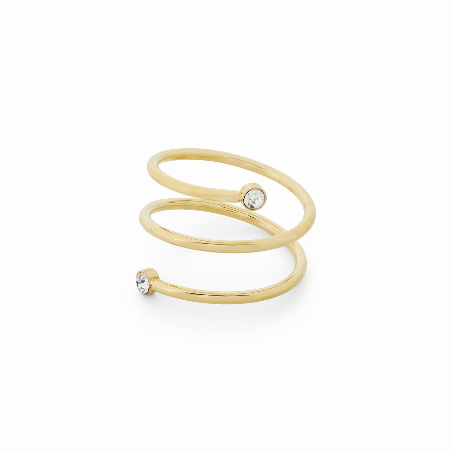 Riza – Spiralring mit Stein