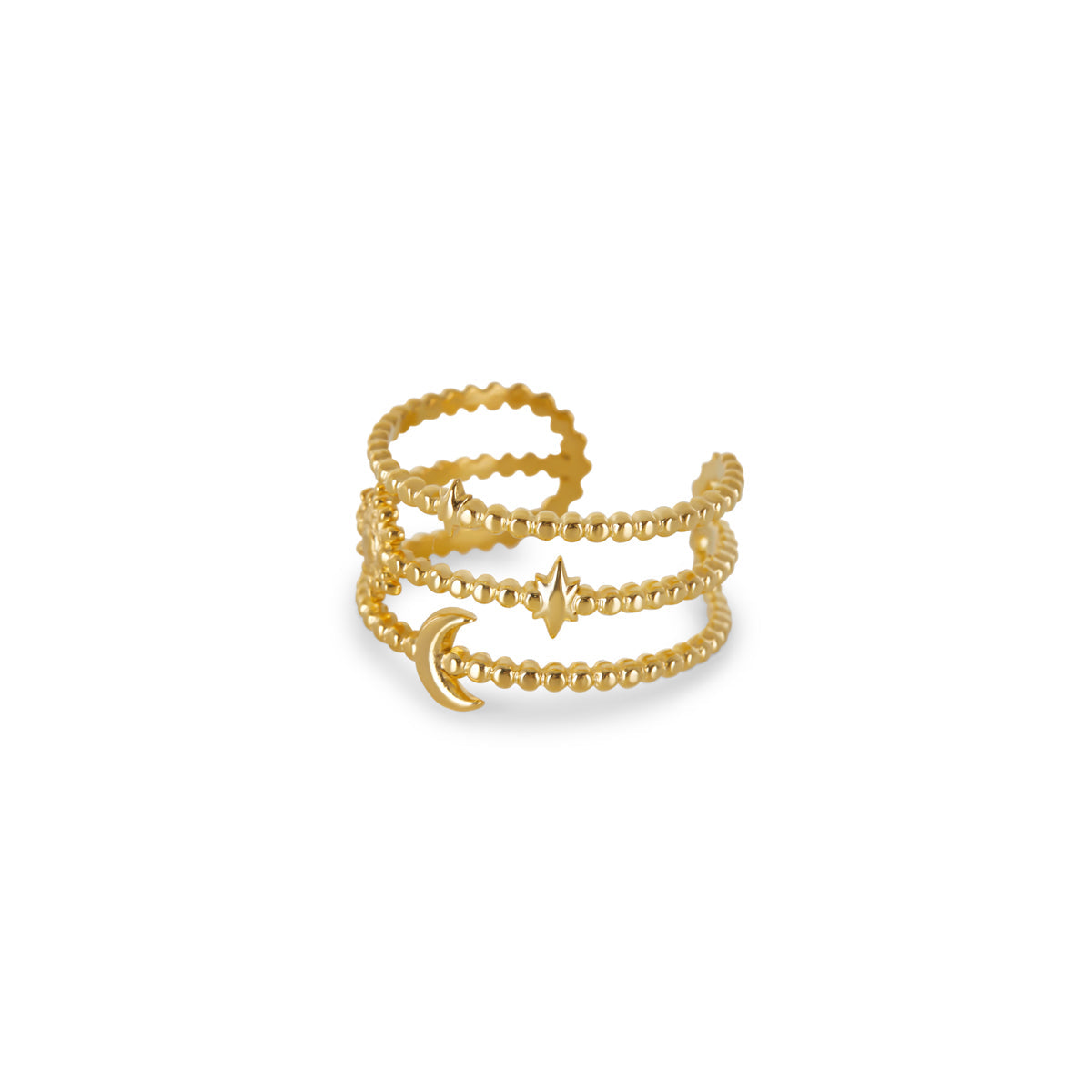 Luna – Elegante Verstellbare Ring