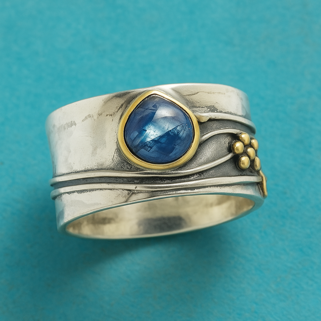 Naela – Boho-Ring mit Natursteinen für Meditation
