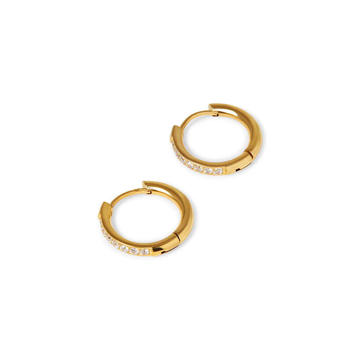 Arielle – Creolen Ornamentiert mit Steinen