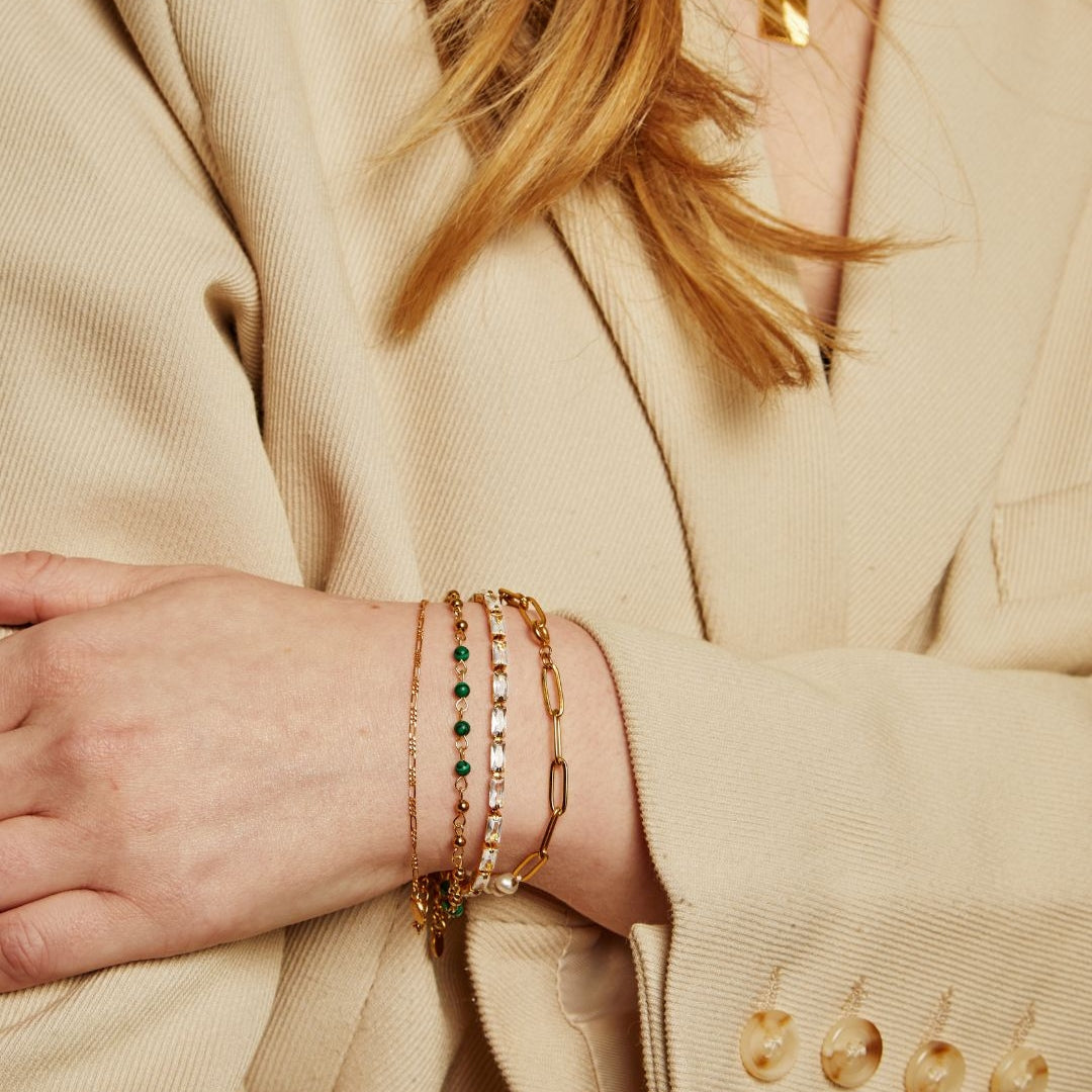 Blanche – Armband Kette Paperclip Dick