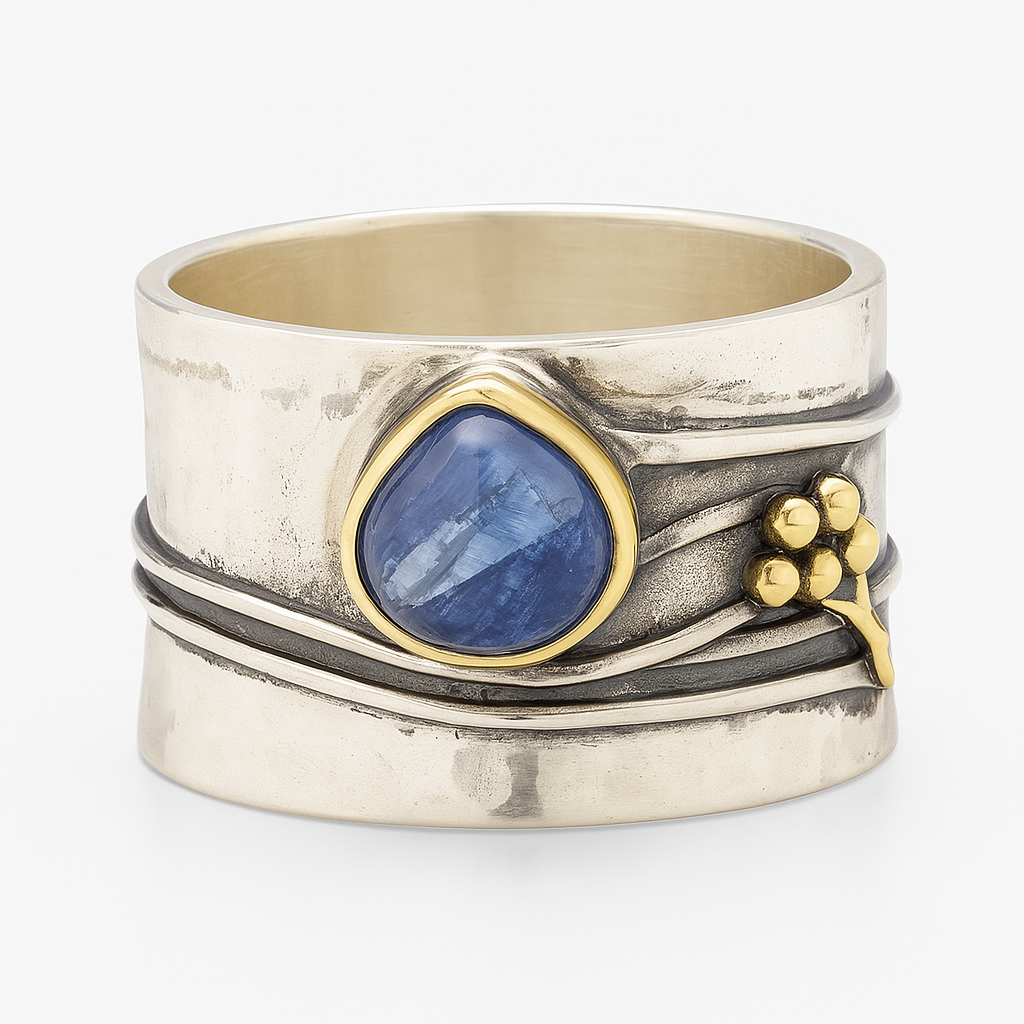 Naela – Boho-Ring mit Natursteinen für Meditation