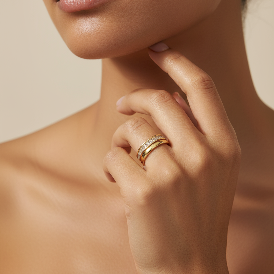 Alleria – Eleganter Goldring