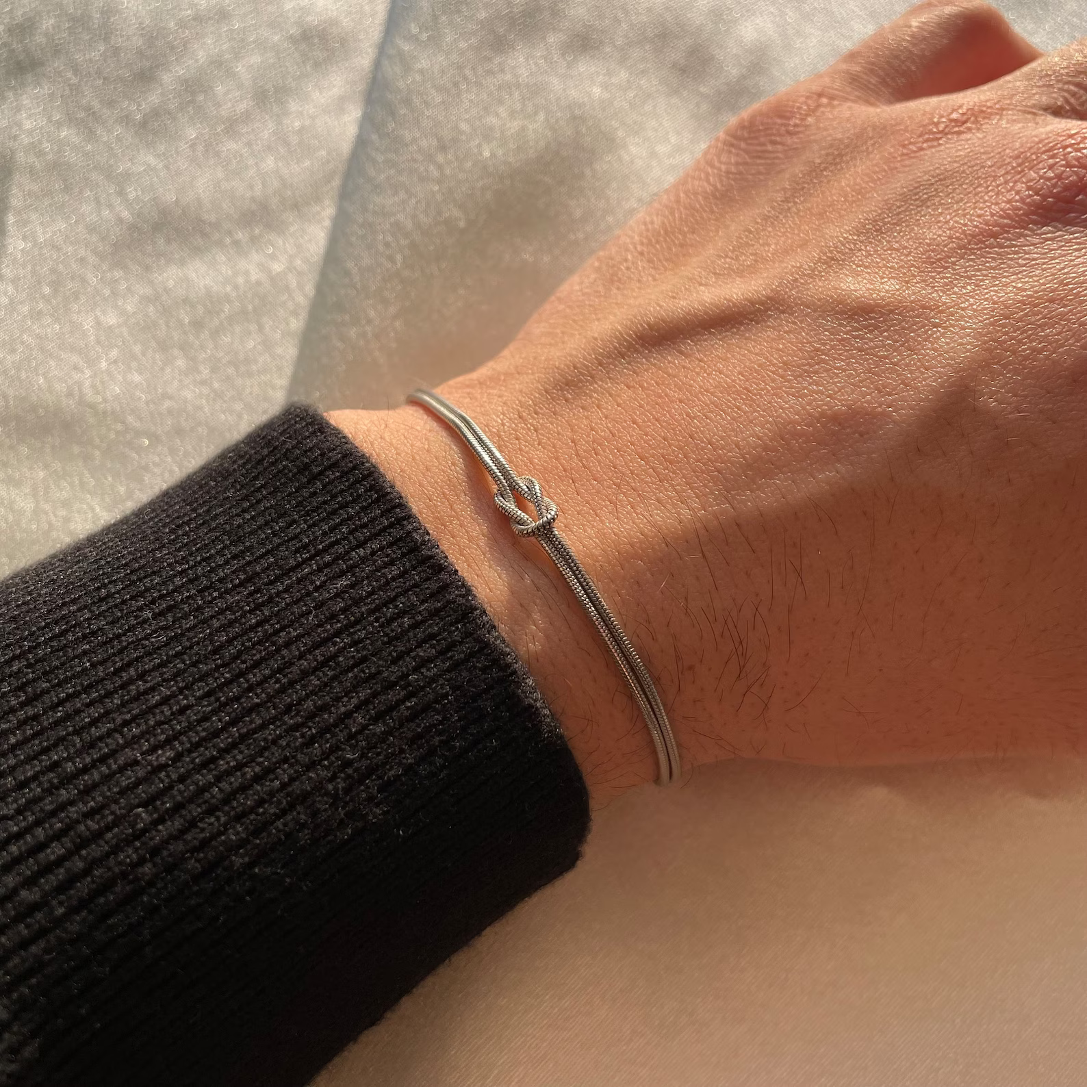 Unendliches Liebesarmband - Liebesknoten Armbandset