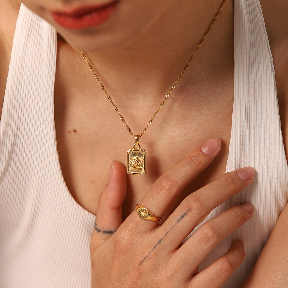 Celeste – Elegante Engel-Halskette