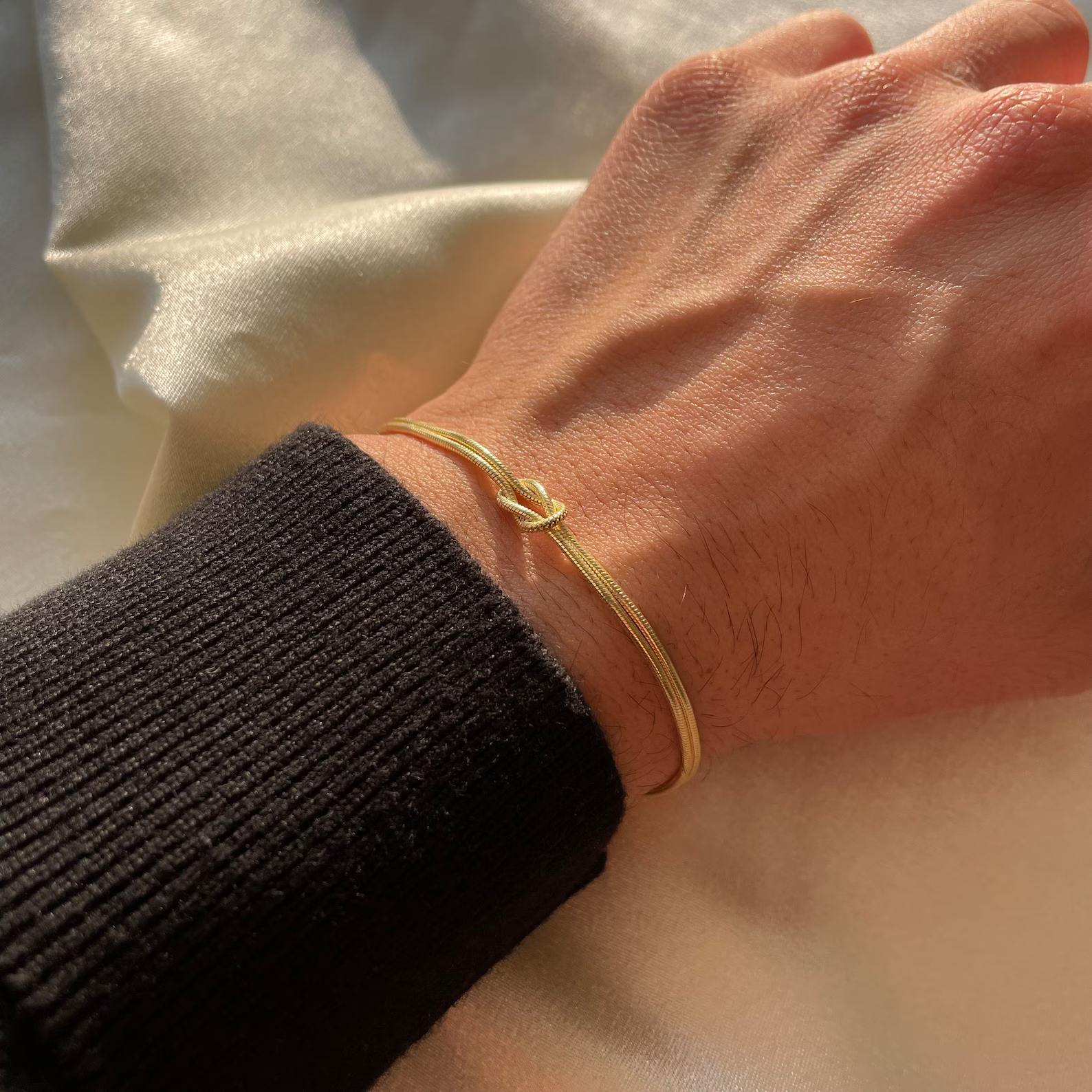 Unendliches Liebesarmband - Liebesknoten Armbandset