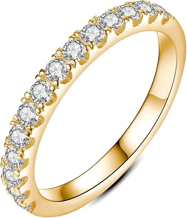 Auriane – Allianz in Moissanit Gold 18K