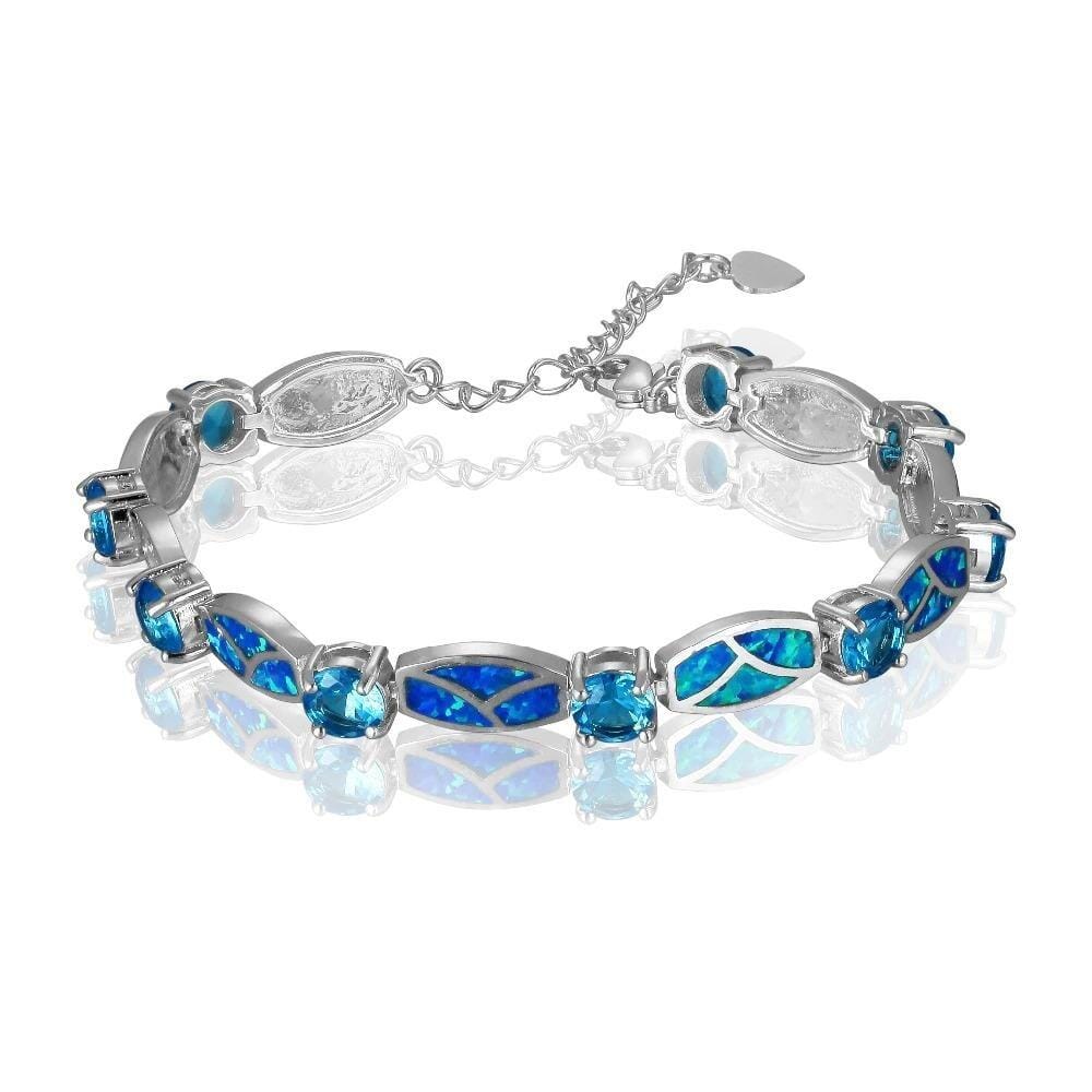Cora – Armband Charme mit Feueropal