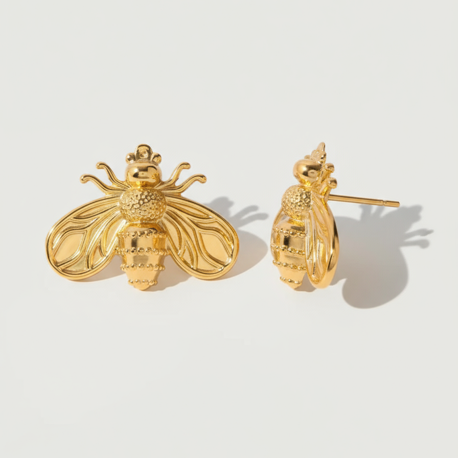 Charlotte – Mini Ohrringe Biene