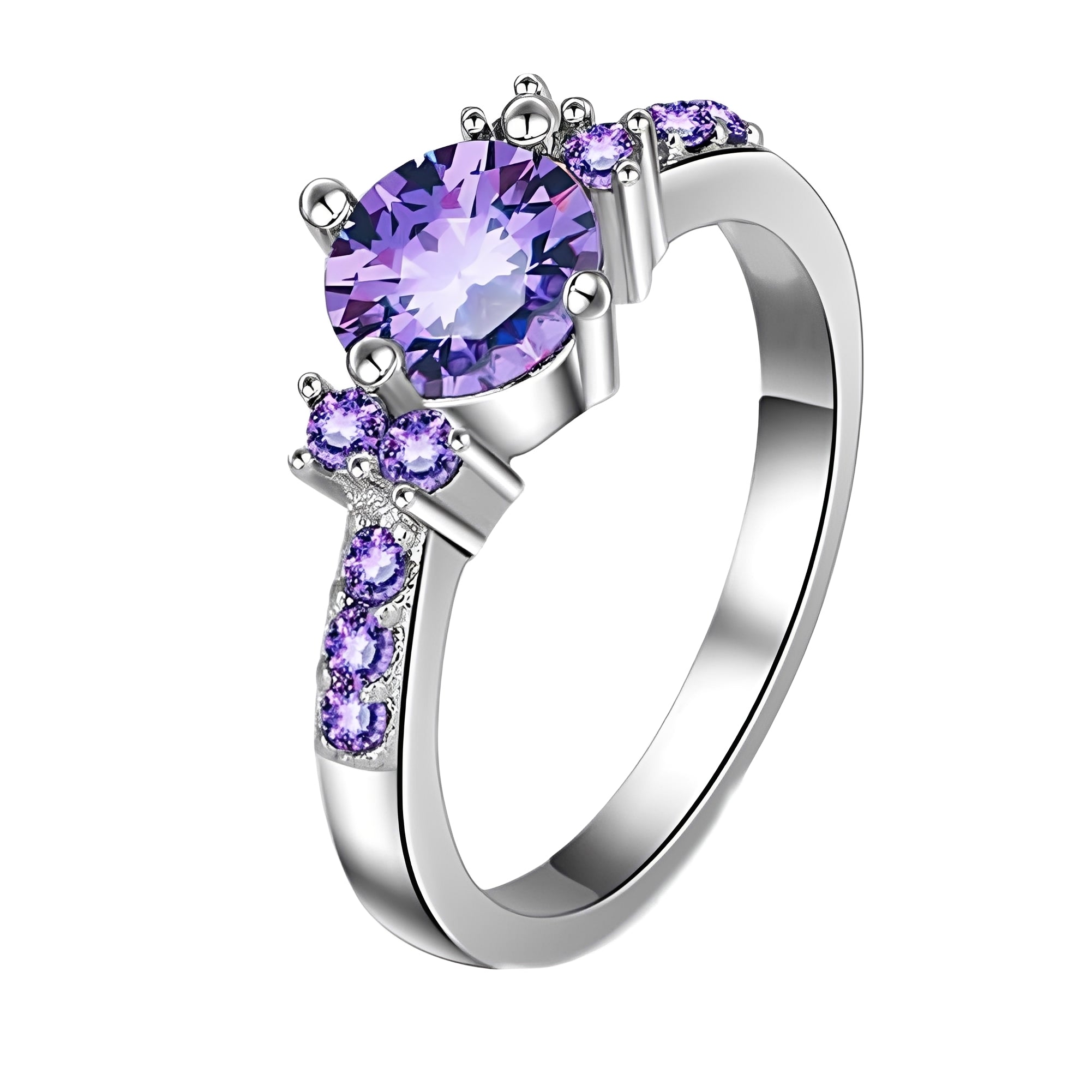 Coralie – Ring Amethyst Violett