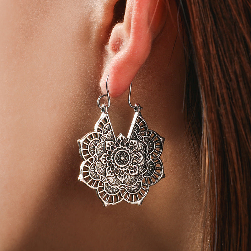 Sanya – Ohrringe Mandala des Lotus