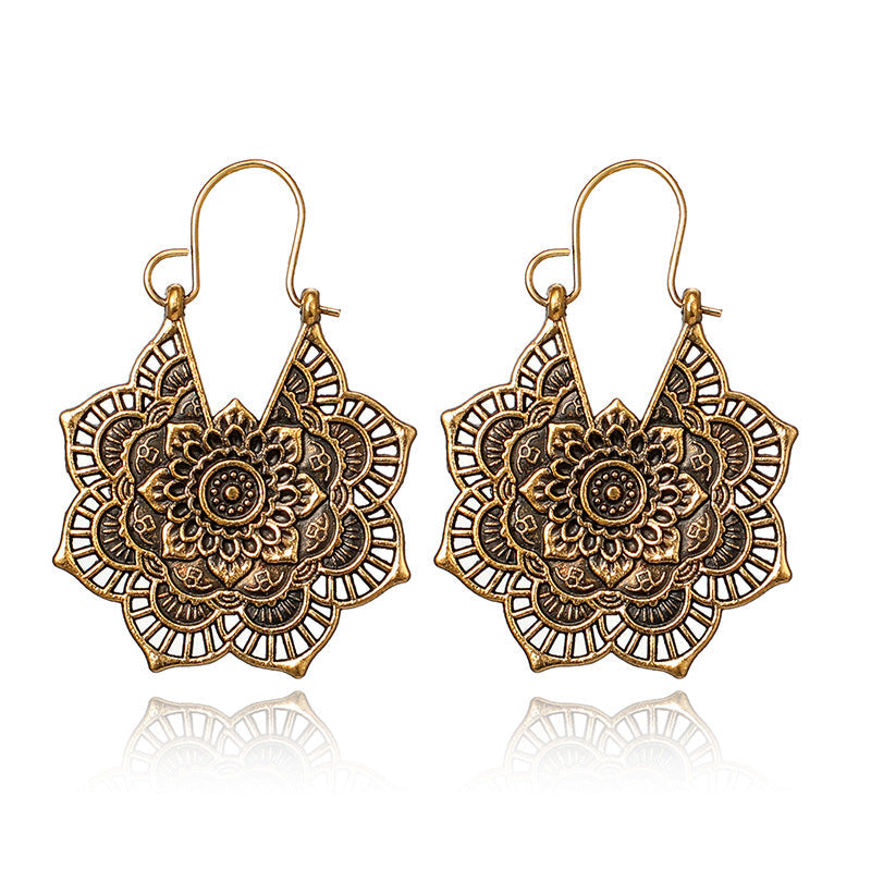 Sanya – Ohrringe Mandala des Lotus