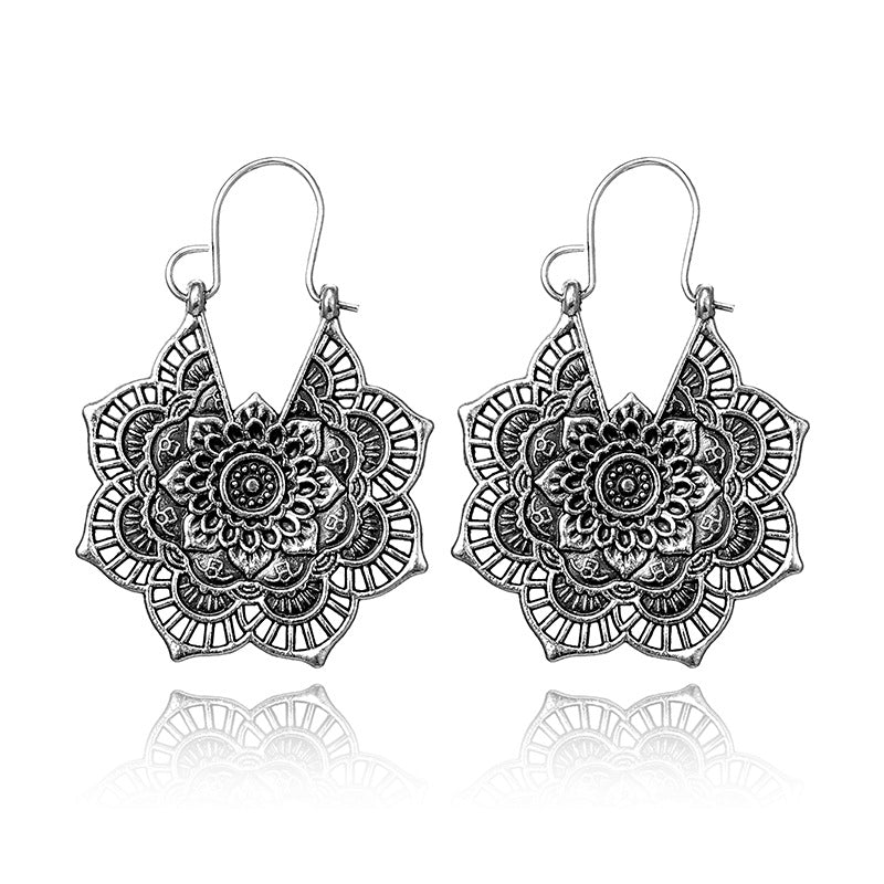 Sanya – Ohrringe Mandala des Lotus