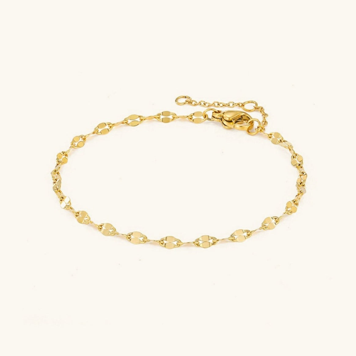 Charlotte – Knöchel Kette Gold
