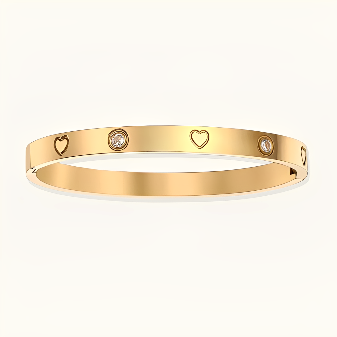 Amora – Armband Herz Gold Elegant